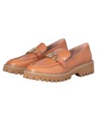 Mocassins en Cuir Cora cognac