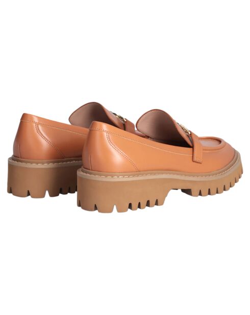 Mocassins en Cuir Cora cognac