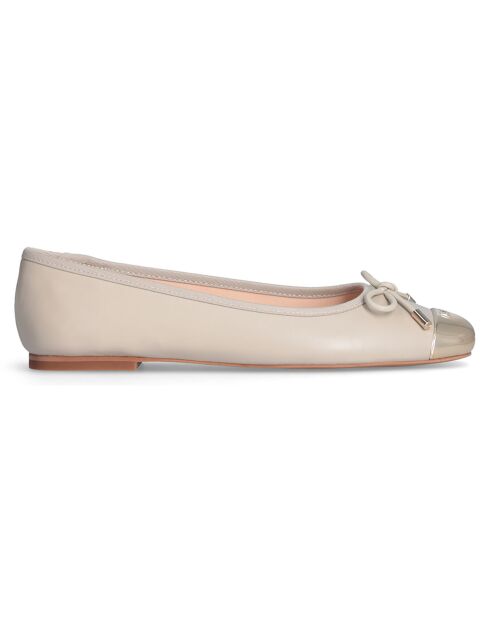 Ballerines en Cuir Dafne taupe