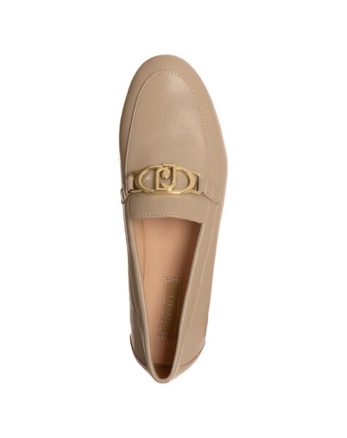 Mocassins en Cuir Emel savane