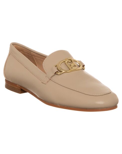 Mocassins en Cuir Emel savane