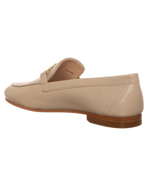 Mocassins en Cuir Emel savane