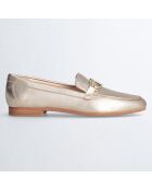 Mocassins en Cuir Emel dorés