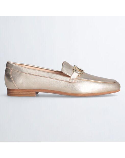 Mocassins en Cuir Emel dorés