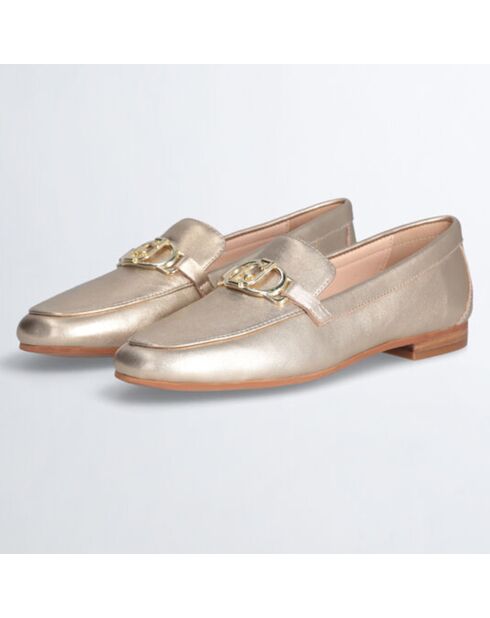 Mocassins en Cuir Emel dorés