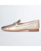 Mocassins en Cuir Emel dorés