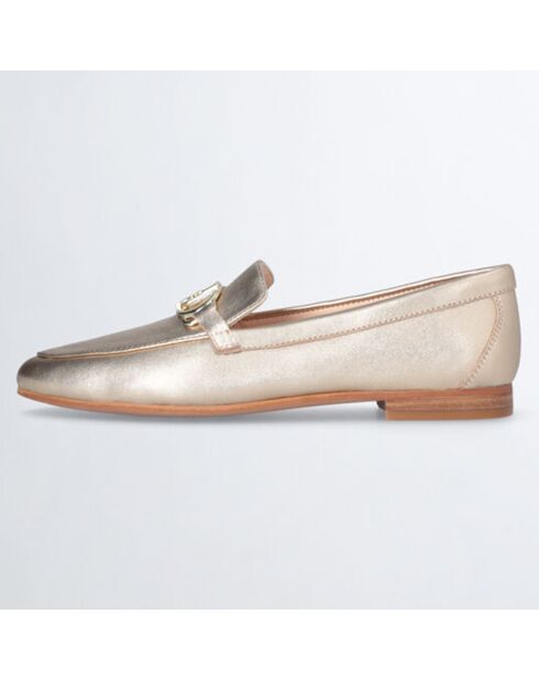 Mocassins en Cuir Emel dorés