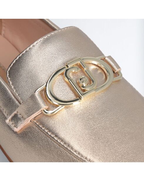 Mocassins en Cuir Emel dorés
