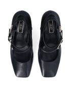 Babies en Cuir Jennifer noires