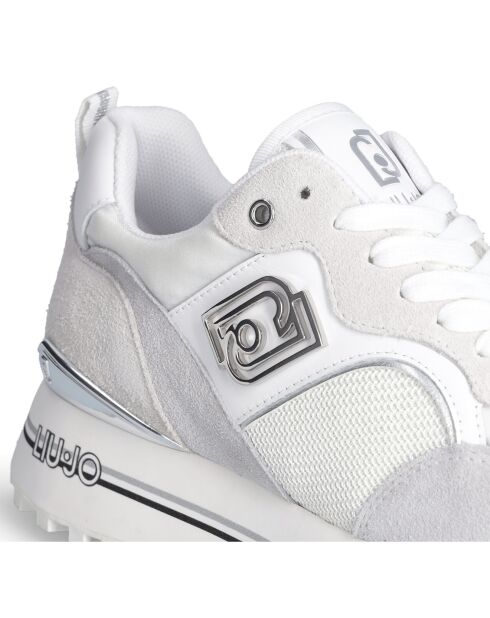 Baskets en Cuir Maxi blanches