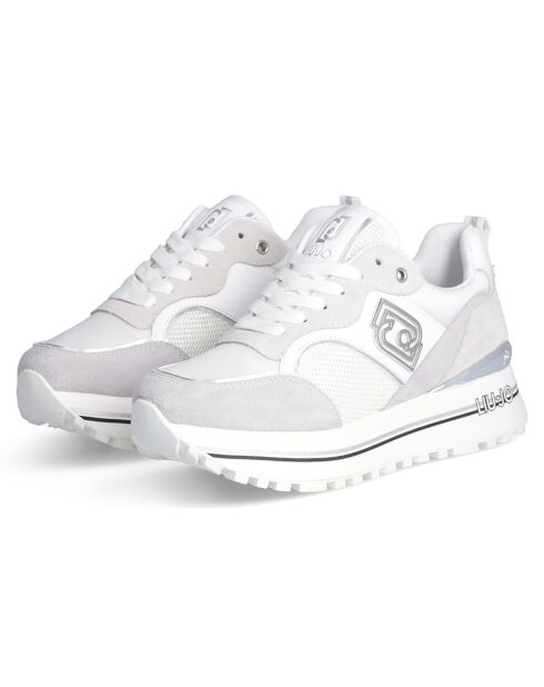 Baskets en Cuir Maxi blanches
