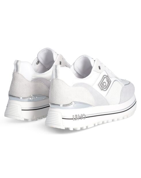 Baskets en Cuir Maxi blanches