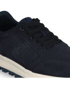 Baskets en Cuir Running bleues