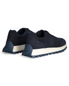 Baskets en Cuir Running bleues