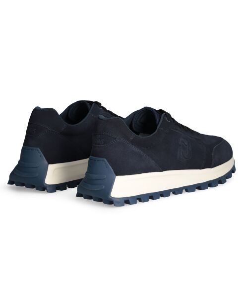 Baskets en Cuir Running bleues