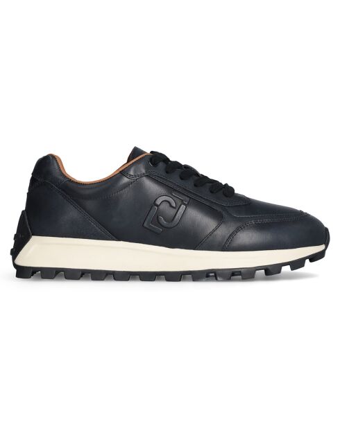 Baskets en Cuir Running bleues