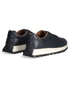 Baskets en Cuir Running bleues