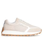 Baskets en Cuir Running sable