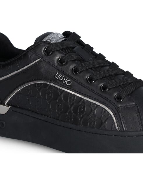 Baskets en Cuir Silvia noires