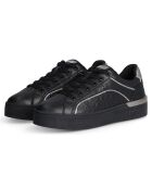 Baskets en Cuir Silvia noires
