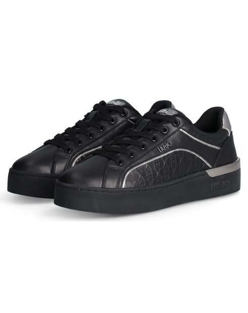 Baskets en Cuir Silvia noires
