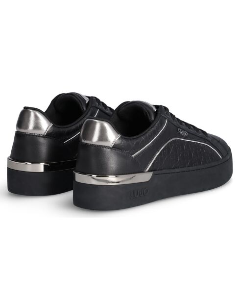 Baskets en Cuir Silvia noires
