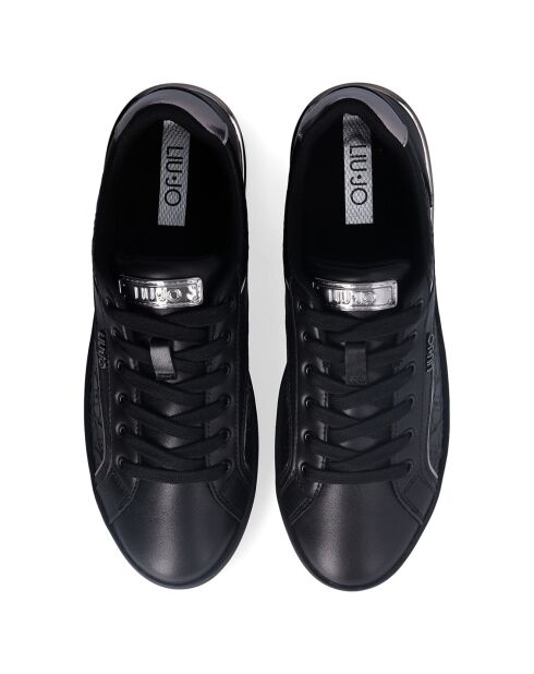 Baskets en Cuir Silvia noires