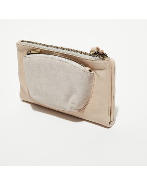 Compagnon en Cuir Priti blanc - 19.5x11x3 cm