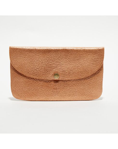 Pochette en Cuir Olcay Ng orange - 20x11.5x0.5 cm
