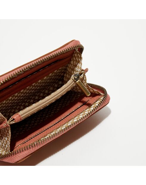 Portefeuille en Cuir Pat Fico camel - 14x10x2.5 cm