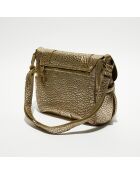 Sac besace en Cuir Bernie J vert kaki - 35x23x13 cm