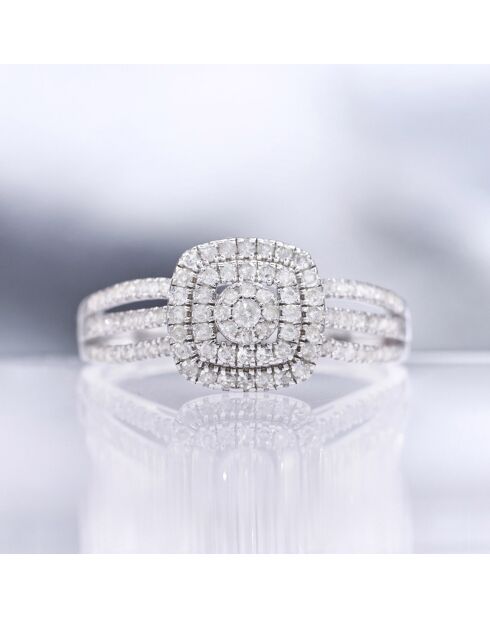 Bague Moromba Diamant 0.49 ct or blanc