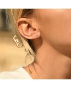 Boucles d'oreilles Idylle Diamants 0.07 ct or blanc