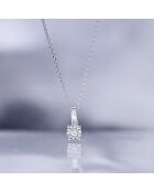 Pendentif Akna Diamants : 0.11 ct or blanc