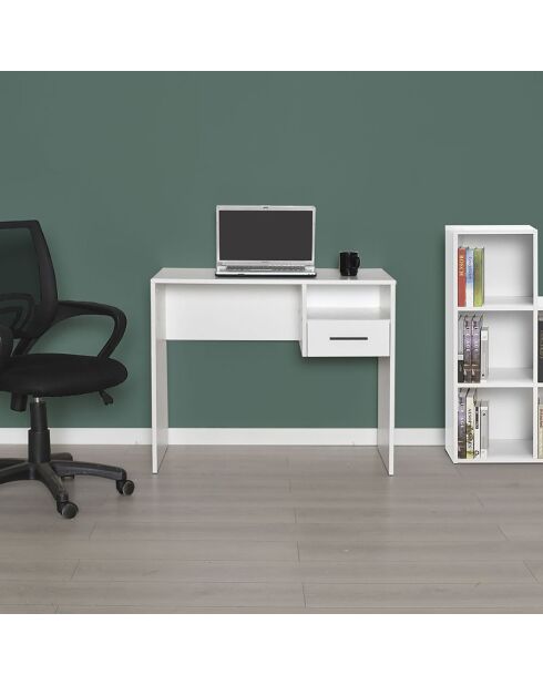 Bureau Cms-105 blanc - 90x75x52 cm