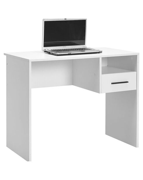 Bureau Cms-105 blanc - 90x75x52 cm