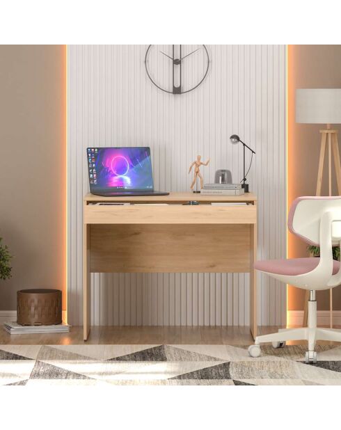 Bureau Cekmeceli oak - 90x75x55 cm