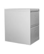Caisson 2 tiroirs gris clair - 47x71x62 cm