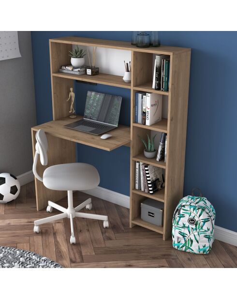 Bureau HA104 marron - 80x74,8x40 cm