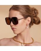 Lunettes de soleil Muse ambrées