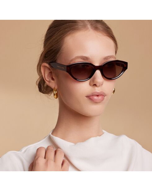 Lunettes de soleil Iconic marron
