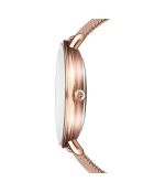 Montre Chloe en Acier & Diamant rose doré