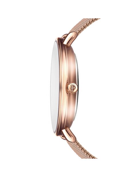Montre Chloe en Acier & Diamant rose doré