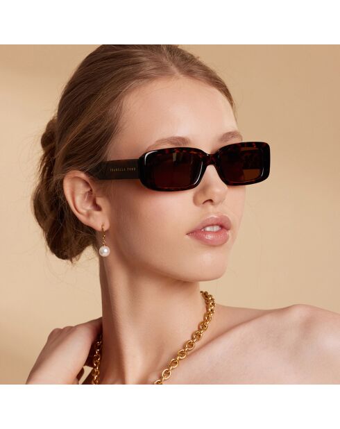 Lunettes de soleil Lush ambrées