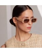 Lunettes de soleil Lush nude