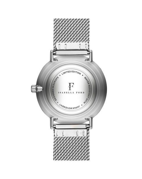 Montre Desirée en Acier & Diamant argentée