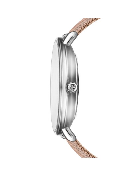 Montre Allure en Acier & Diamant rose doré