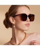 Lunettes de soleil Fashionista marron