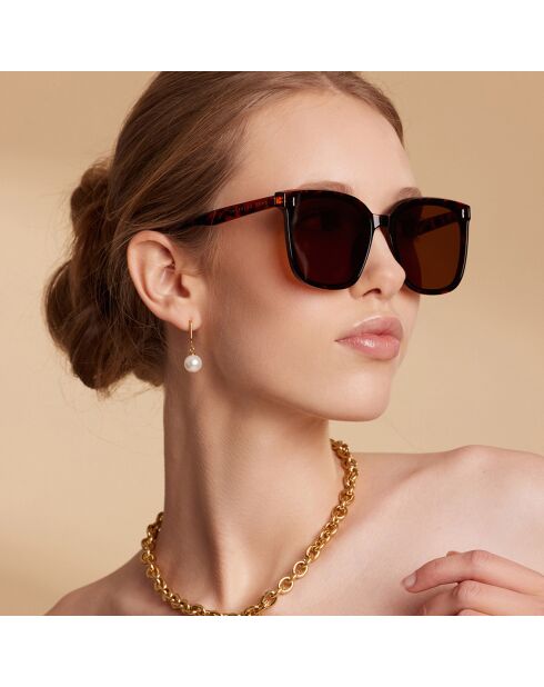 Lunettes de soleil Fashionista marron
