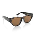 Lunettes de soleil Glamour ambrées